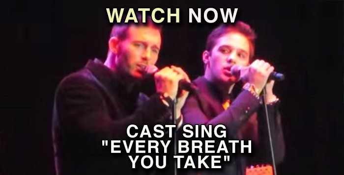 Eric Martsolf and Casey Moss sing at the DAYS OF OUR LIVES Anniversary Gala