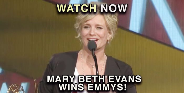 Mary Beth Evans Wins an Emmy -- make that three!