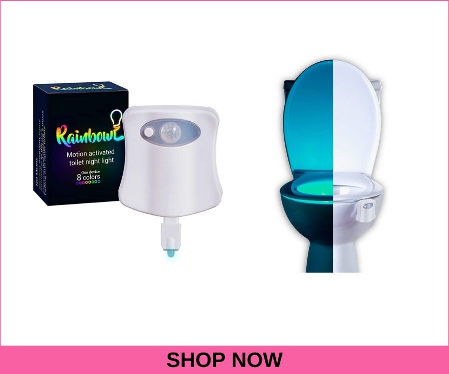 This Toilet Bowl Light Gag Gift is Actually a Practical Thing to Buy!