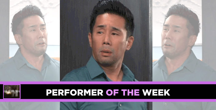 Soap Hub Performer Of The Week For Gh Parry Shen