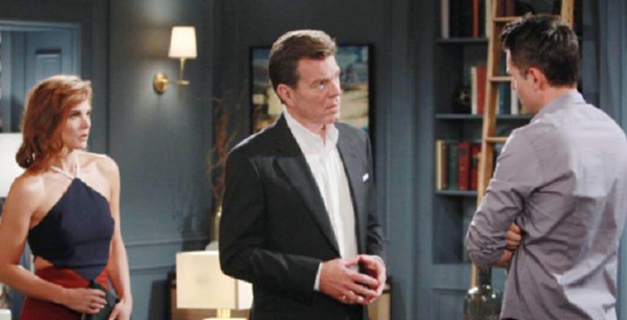 Gina Tognoni, Peter Bergman, Jason Thompson on The Young and the Restless