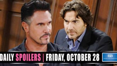 The Bold and the Beautiful Spoilers: Ridge and Bill Face Off!