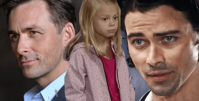 Valentin, Charlotte, and Griffin on General Hospital