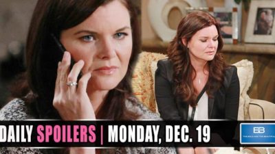 The Bold and the Beautiful Spoilers: Katie Senses Danger!