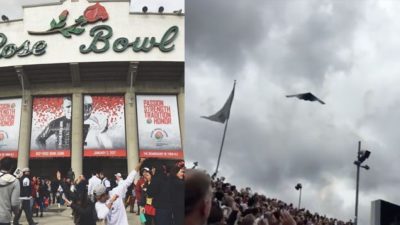 Y&R Actor Catches Stunning Video at Rose Bowl!