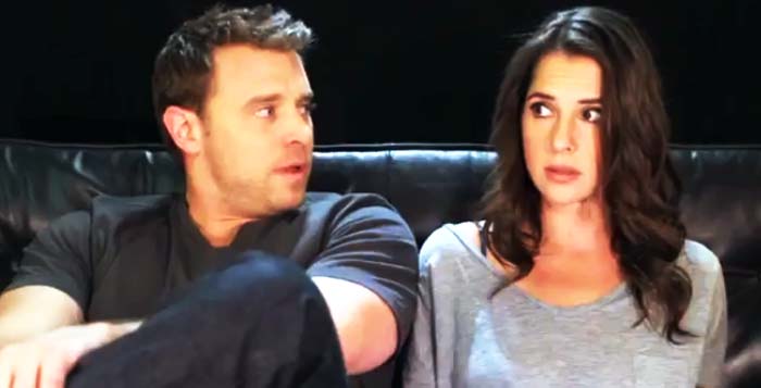 Billy Miller and Kelly Monaco