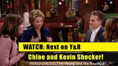 Next on The Young and the Restless (YR): Kevin and Chloe Shock their Moms!