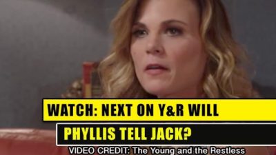 Next on The Young and the Restless (YR): Phyllis Lets Jack Know There’s Someone Else!