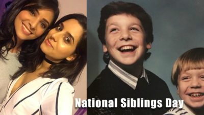 Soap Stars Celebrate Family on National Siblings Day!