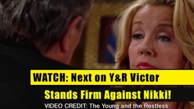 Next on The Young and the Restless (YR): Is Victor Threatening Nikki?