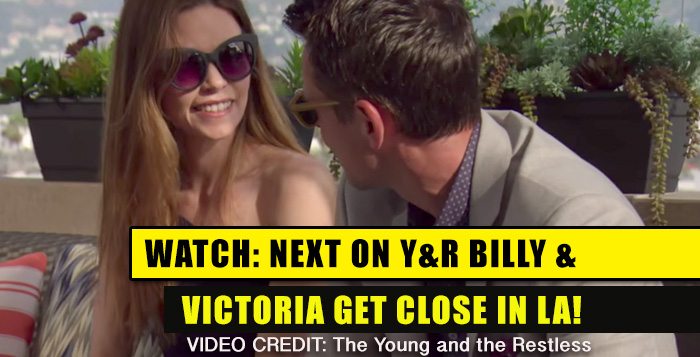 Next on The Young and the Restless (YR): Billy and Victoria get Cozy in LA!