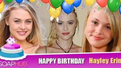 Wish Newly Engaged Soap Star Hayley Erin Happy Birthday!