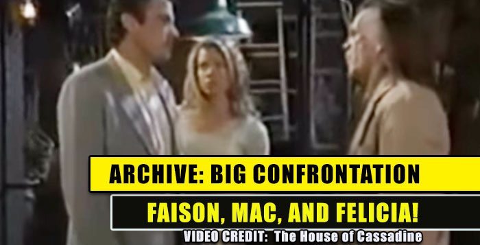 General Hospital 1999 - Faison, Mac, and Felicia Confrontation