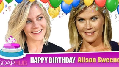 Alison Sweeney Got A Special Birthday Wake-Up Call — From Her Kids!