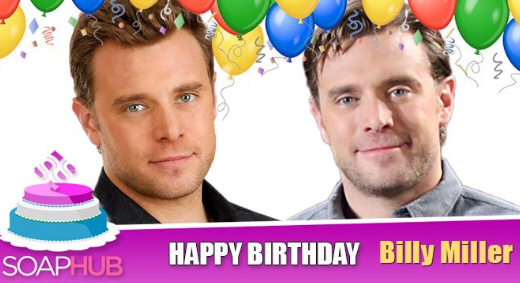 Daytime Favorite Billy Miller Celebrates His Birthday