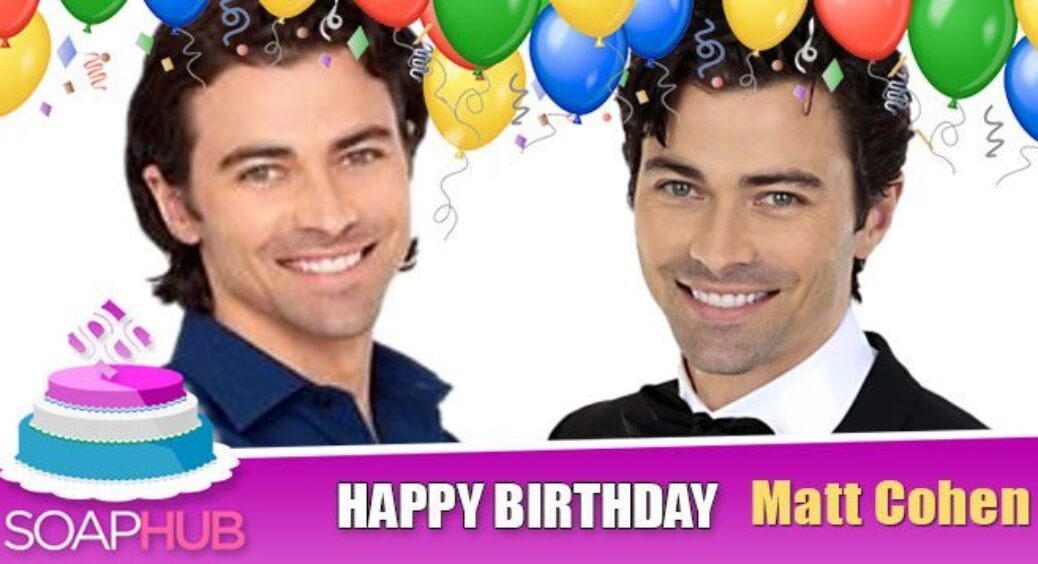 General Hospital Alum Matt Cohen Celebrates Amazing Milestone