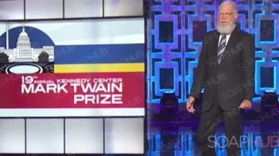 David Letterman Gifted Mark Twain Award For American Humor