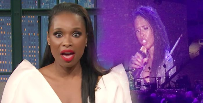 Someone Threw A Shoe At Jennifer Hudson And She Loved IT!