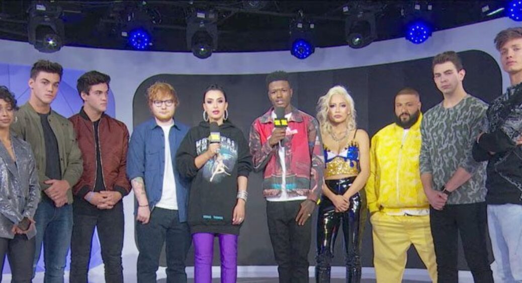 WATCH: TRL Is Back At MTV: Ed Sheeran Plays ‘Perfect’ In Times Square