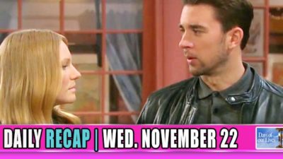 Days of Our Lives (DOOL) Recap: Chad and Abby Clash Over JJ