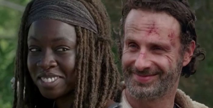 Rick and Michonne The Walking Dead