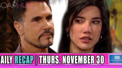 The Bold and the Beautiful Recap (BB): Bill Stopped Steffy From Making A Huge Mistake!