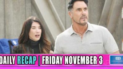 The Bold and the Beautiful Recap (BB): Bill’s Mistake Put Liam’s Life In Danger!