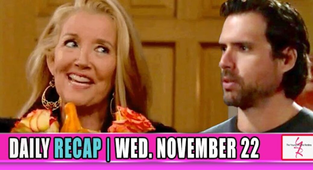 The Young and the Restless (YR) Recap: Nikki and Nick Crash Thanksgiving!