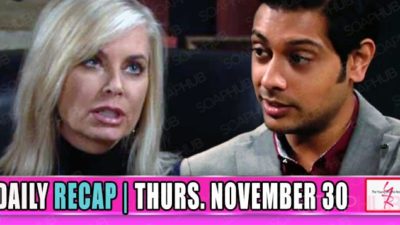 The Young and the Restless (YR) Recap: Ashley Works Her Stress Off – With Ravi!