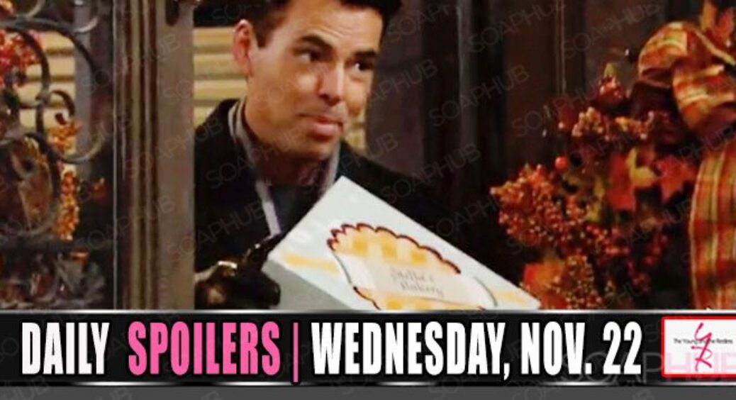 The Young and the Restless Spoilers (YR): Thanksgiving Surprises!