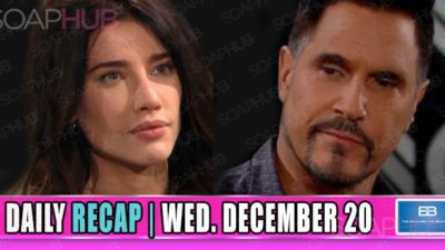 The Bold and the Beautiful Recap (BB): Bill Demands A DNA Test!