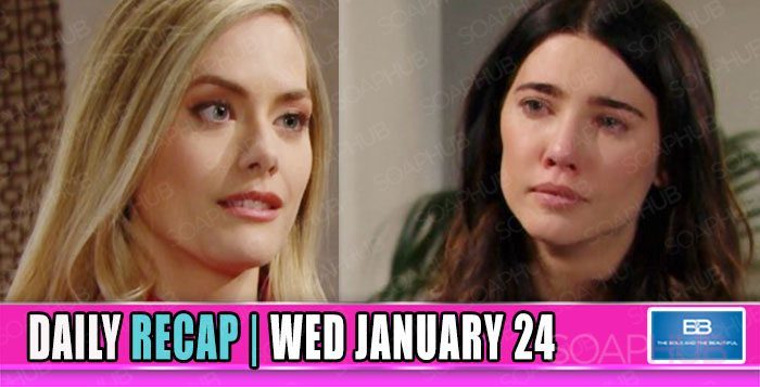 The Bold And The Beautiful Recap (BB): Hope Tells Steffy Where Liam Is