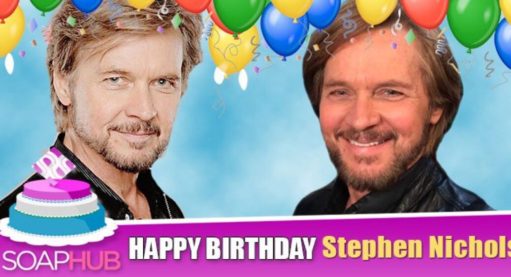 Soap Vet Stephen Nichols Celebrates AMAZING Milestone