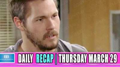 The Bold and the Beautiful Recap (BB): Liam Fesses Up to Shooting Bill!