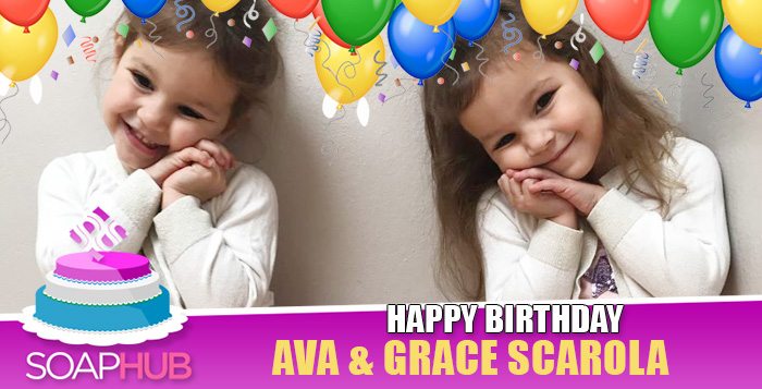 Ava and Grace Scarola Birthday
