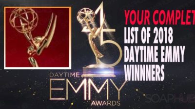 Your 2018 45th Annual Daytime Emmy Award Winners