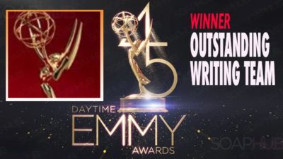 WINNER: Daytime Emmy For Outstanding Writing Team