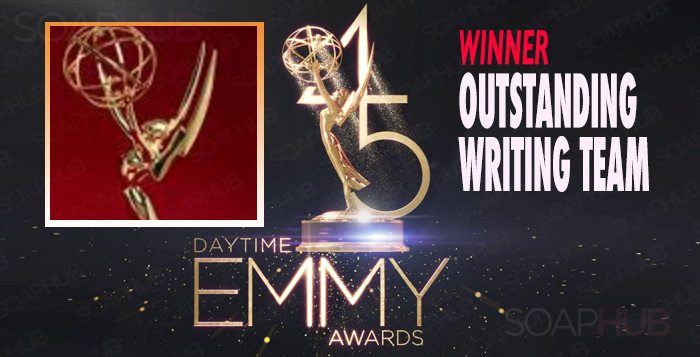 WINNER: Daytime Emmy For Outstanding Writing Team