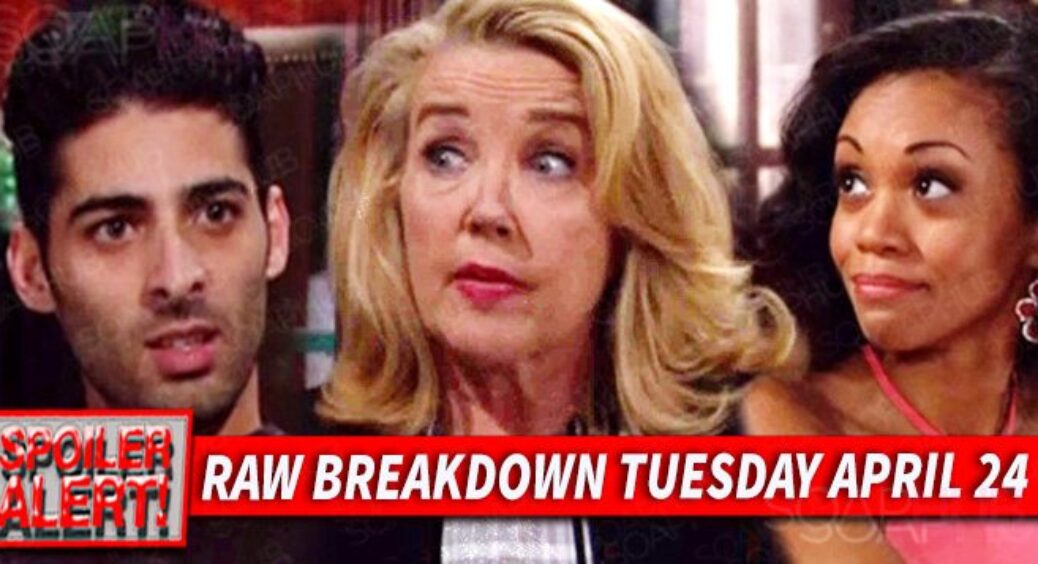 The Young and the Restless Raw Breakdown Tuesday April 24