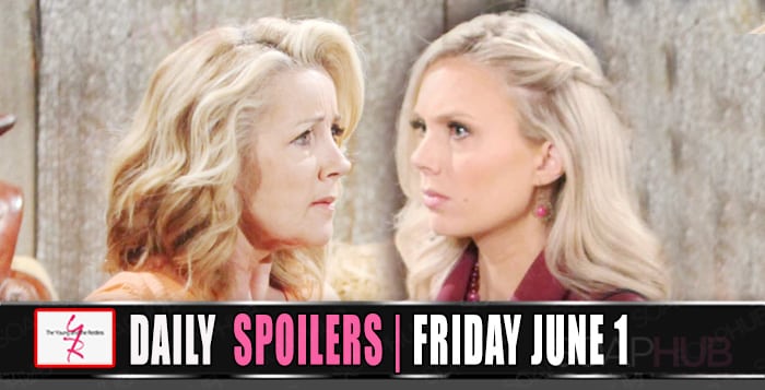 The Young and the Restless Spoilers Friday June 1
