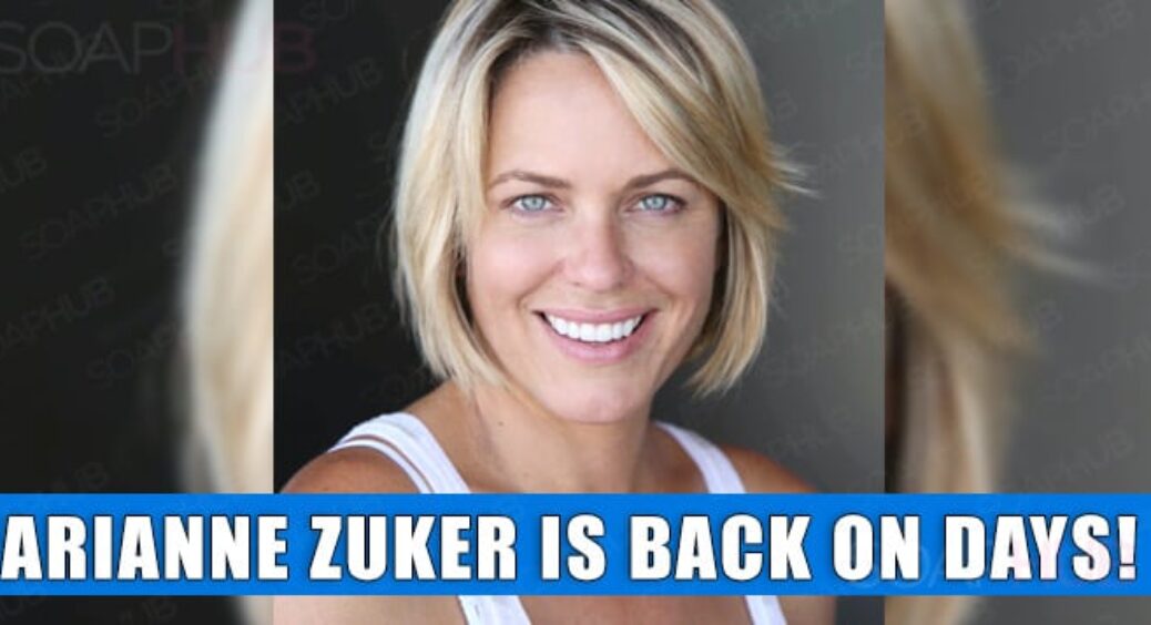 Arianne Zucker BACK On Days of Our Lives (DOOL)