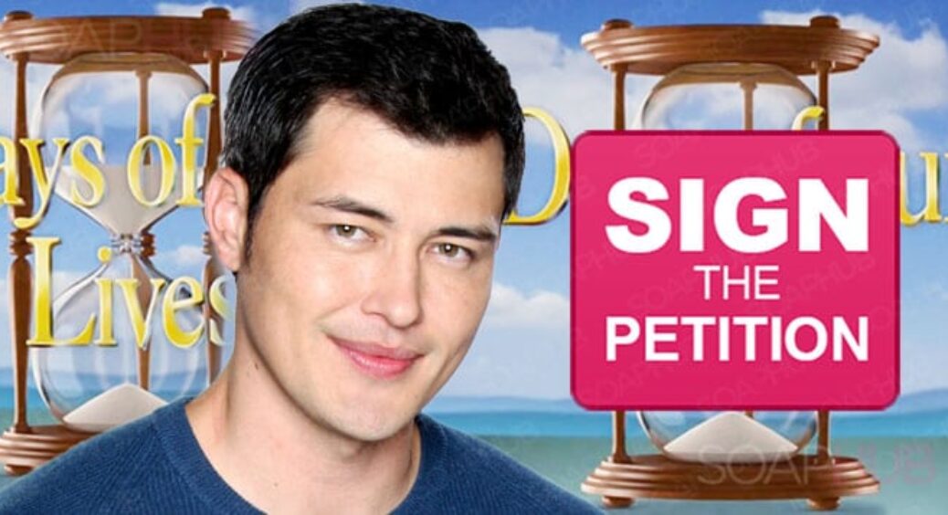 Petition To Keep Christopher Sean On Days of Our Lives