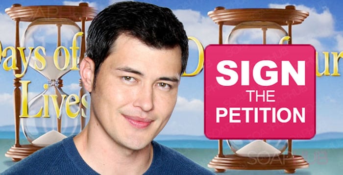 Petition To Keep Christopher Sean On Days of Our Lives