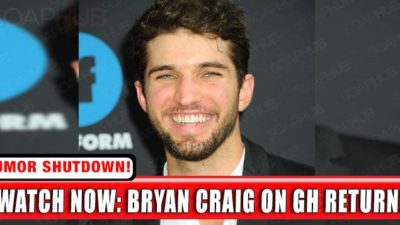 News Update: Bryan Craig Crystal Clear On General Hospital Rumored Return!