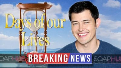 OUT: Christopher Sean QUITS Days of Our Lives!
