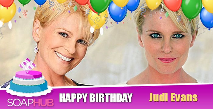 Happy Birthday Judi Evans