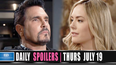 The Bold and the Beautiful Spoilers (BB): Bill Is NOT Backing Down This Time!