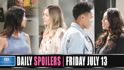 The Bold and the Beautiful Spoilers (BB): A Steamy Hookup and A Confrontation!