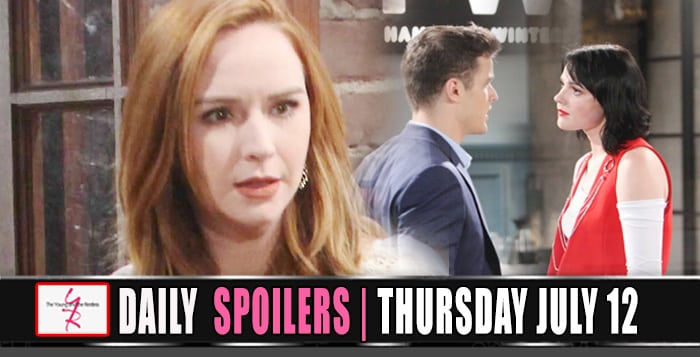 The Young and the Restless Spoilers July 12The Young and the Restless Spoilers July 12