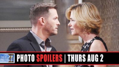 Days of Our Lives Photo Spoilers for Thursday, August 2: Confrontations!